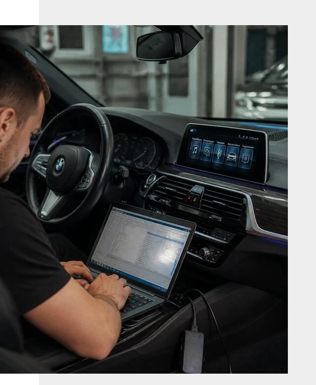 Русификация мультимедиа BMW для авто под ключ в Красноярске