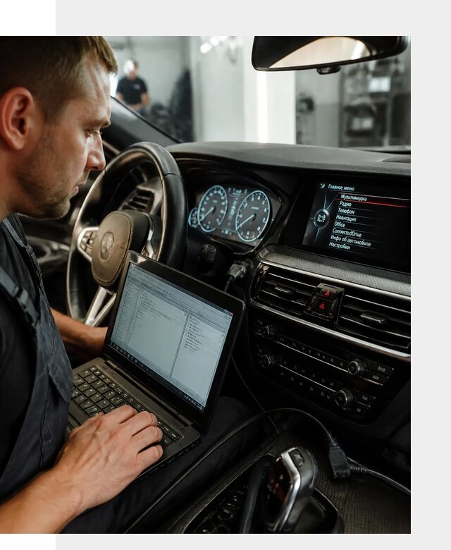Русификация приборной панели BMW для авто в Красноярске от компании