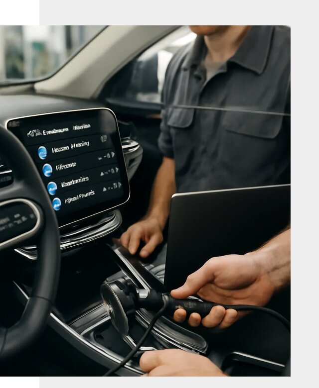 Установка приложений Geely для мультимедиа автомобиля в Красноярске