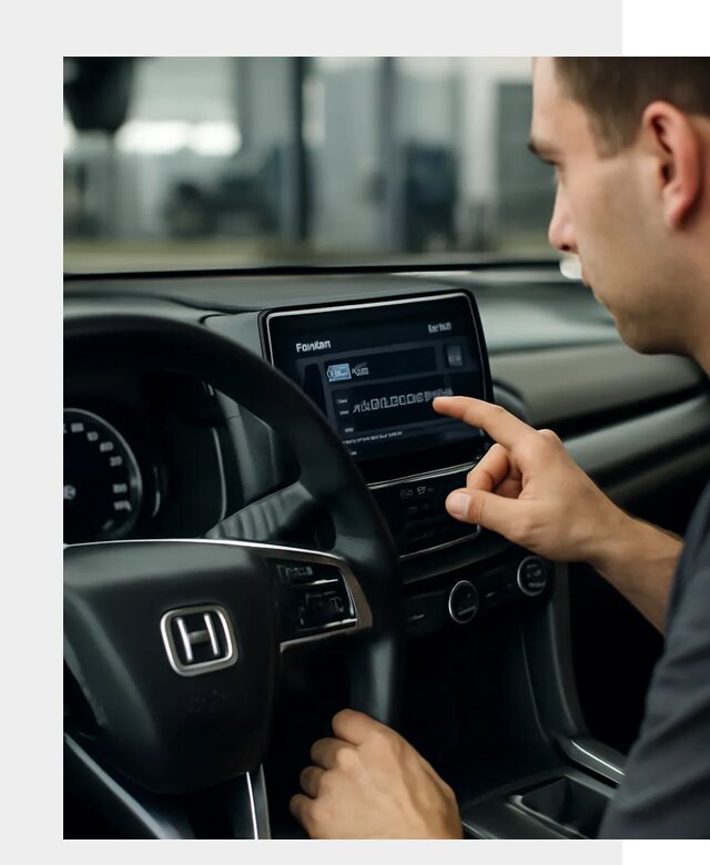 Русификация панели приборов Honda в Красноярске по цене 5080 ФастМобиль-Крс