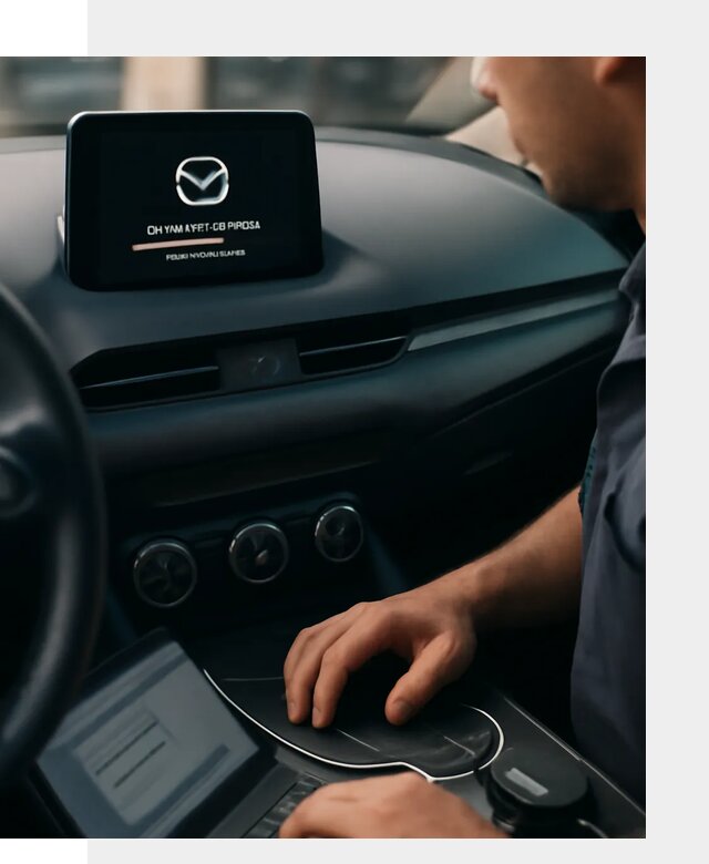 Установка приложений Mazda на мультимедийную систему в Красноярске